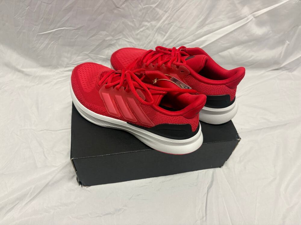 Kids Adidas Ultrarun 5 J Red sneakers size 4.5 Youth new with box no lid